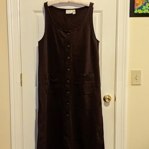 Liz Claiborne Brown Jumper/ Dress Size XL